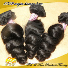 100% Virgin Peruvian Human Hair weft Wholesale, Sew in Hair Extensions